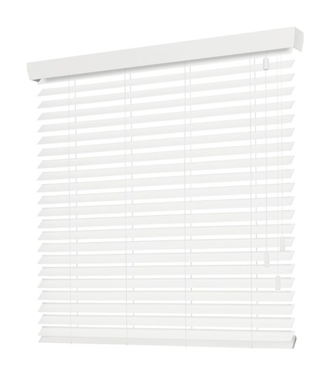 Aluminium jaloezie 25mm - Wit - Afbeelding 2